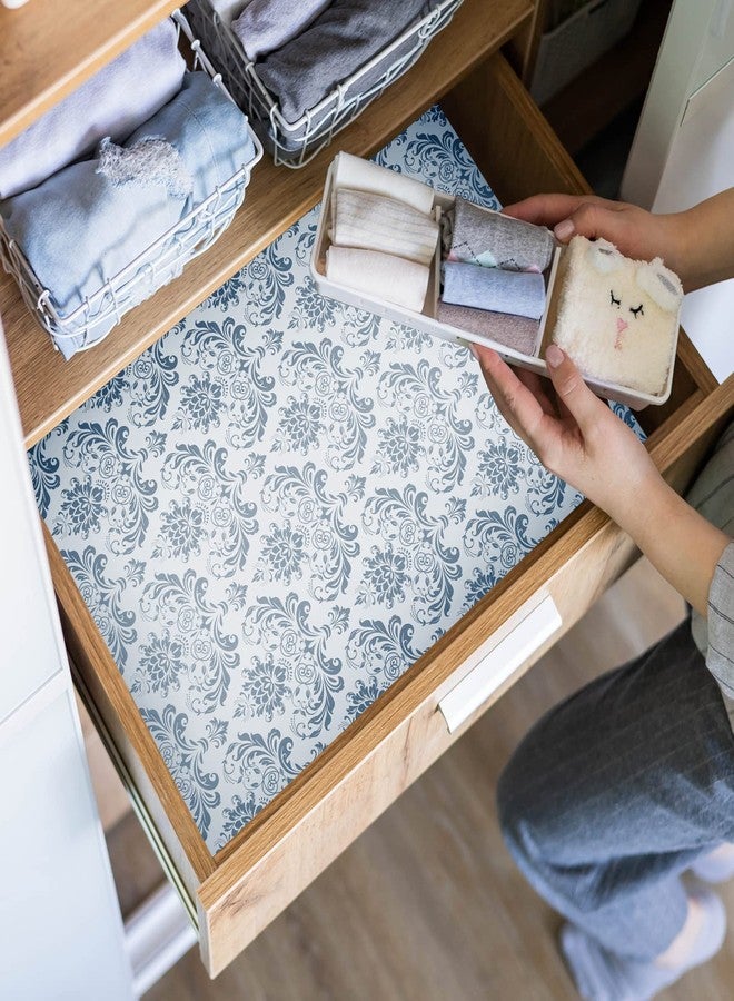 Fainne 24 Sheets Scented Drawer Liners for Dresser 15.7 x 22.8 Inch Lavender Drawer Paper Non Adhesive Liners Dresser Scented Floral Print Fragrant for Kitchen Cabinet Shelf Closet(Vivid Style) - Image 5